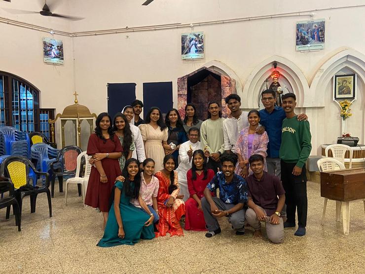 KCYM VELLAPALLY TEAM on Easter Night